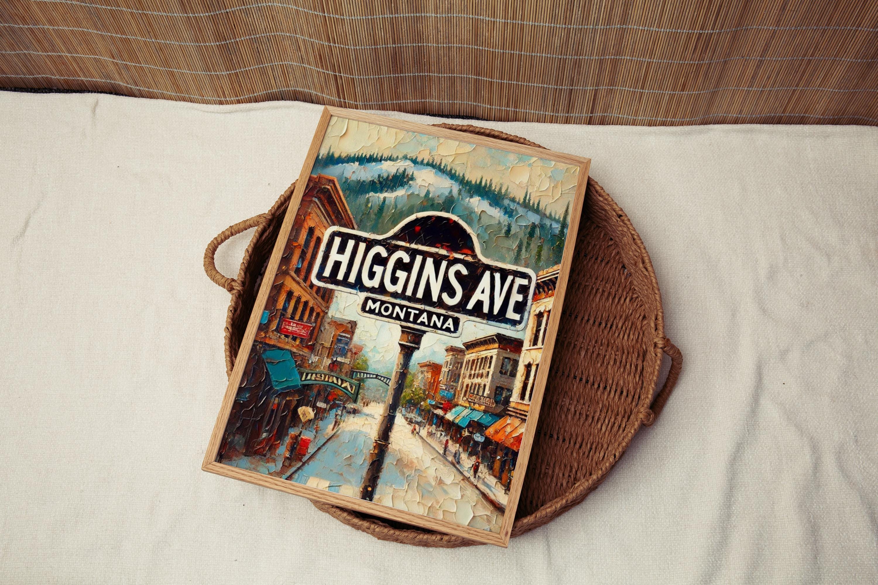 Higgins Avenue Wall Art - Missoula, Montana, USA