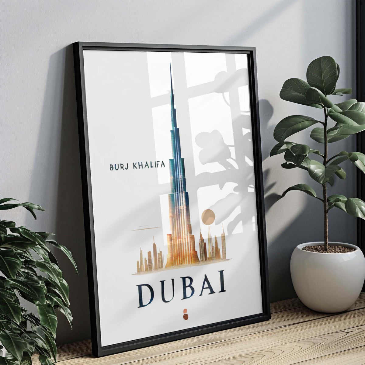 Burj Khalifa Wall Art Modern - Dubai, United Arab Emirates