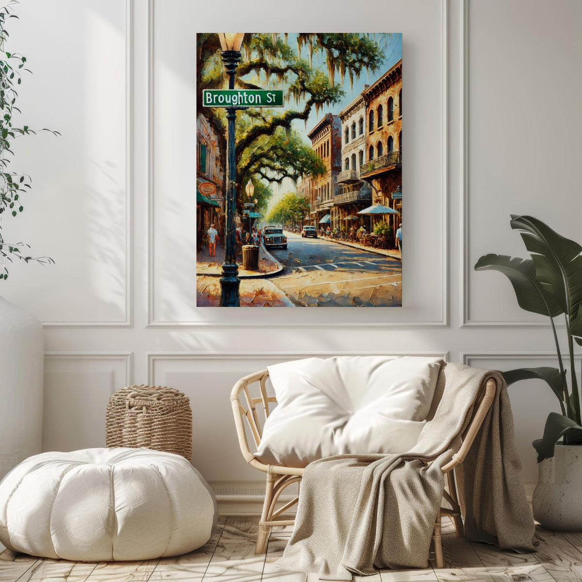 Broughton Street Print - Savannah, Georgia, USA