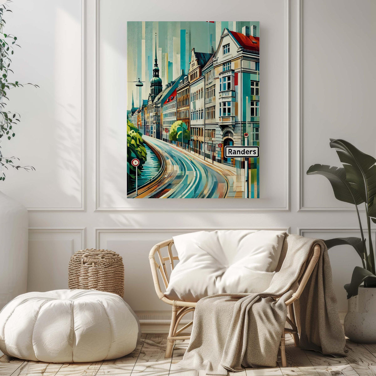 Randers Wall Art Decor - Randers, Denmark