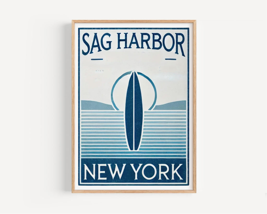 Sag Harbor Coastal Print - New York, USA