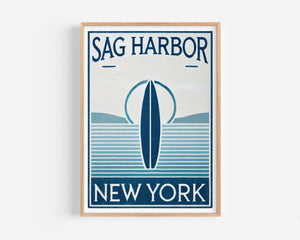 Sag Harbor Coastal Print - New York, USA