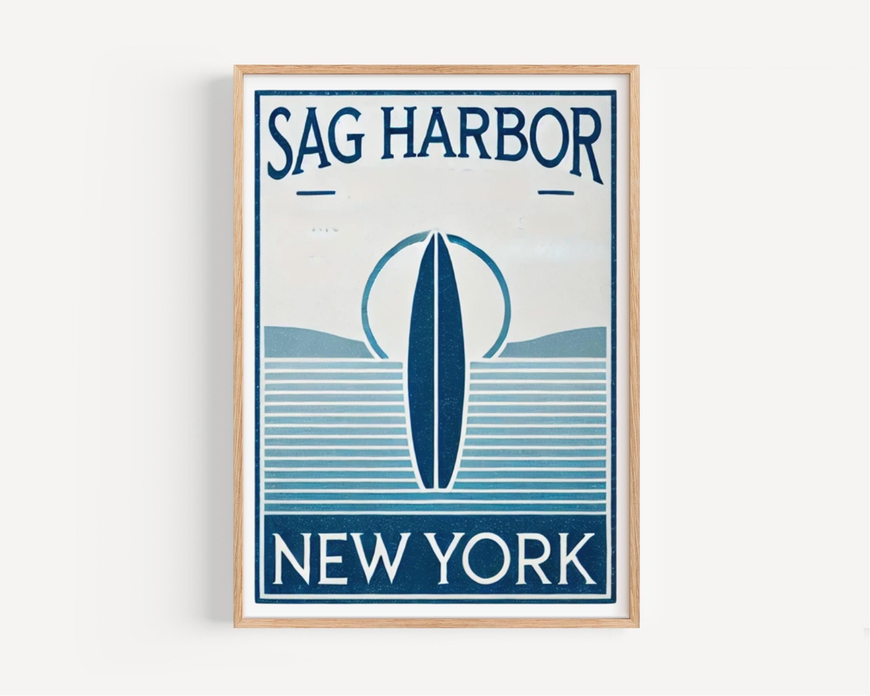Sag Harbor Coastal Print - New York, USA