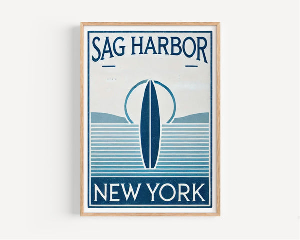 Sag Harbor Coastal Print - New York, USA