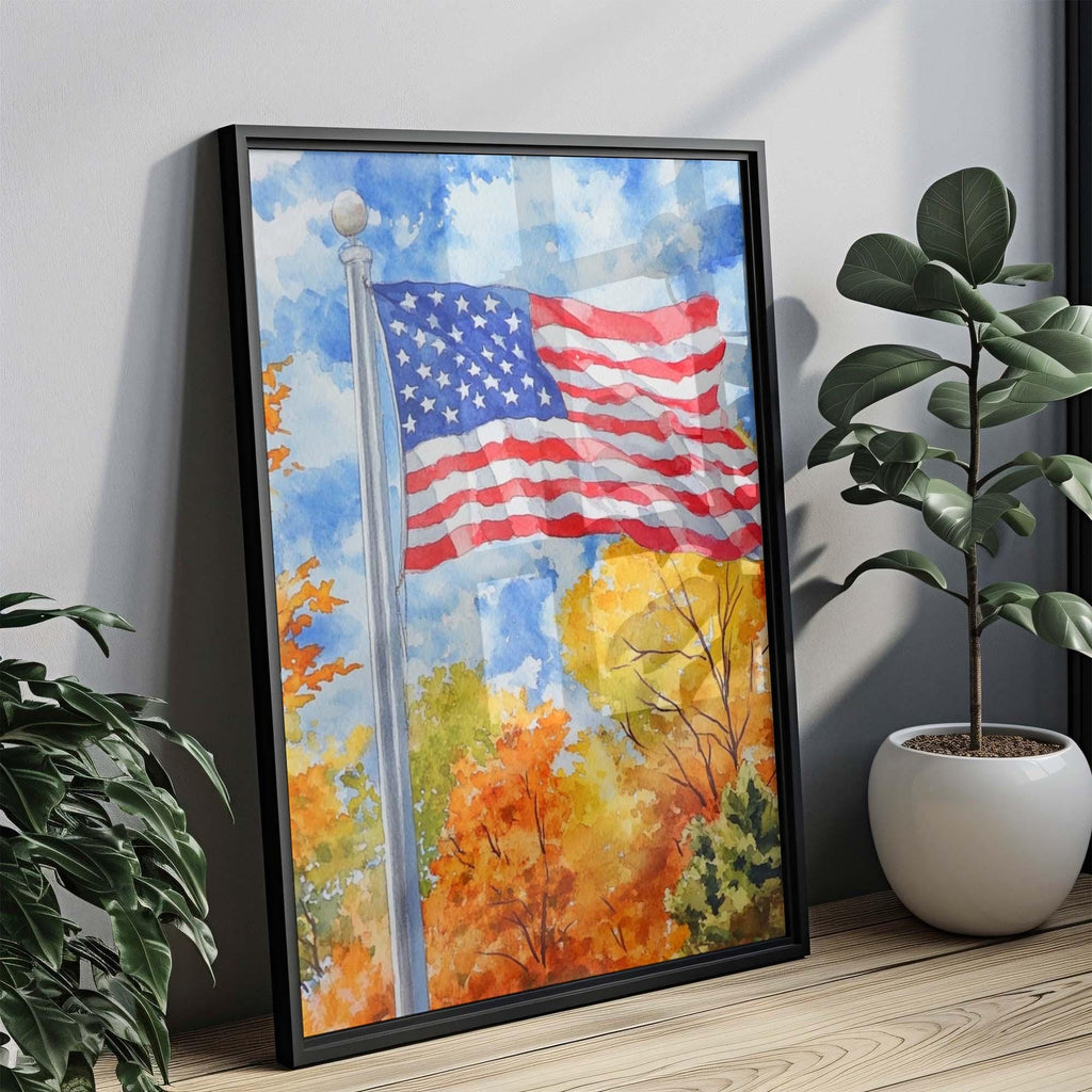 American Flag Wall Art - United States