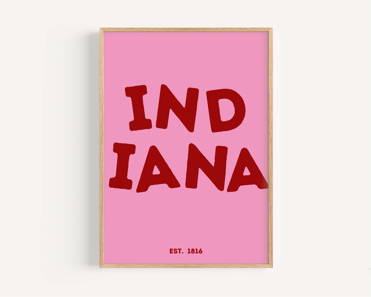 Dorm Wall Art Modern - Indiana, USA