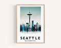 Seattle Wall Art Map - Seattle, Washington, USA