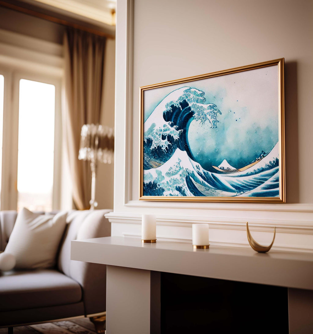 Wave Wall Art Coastal