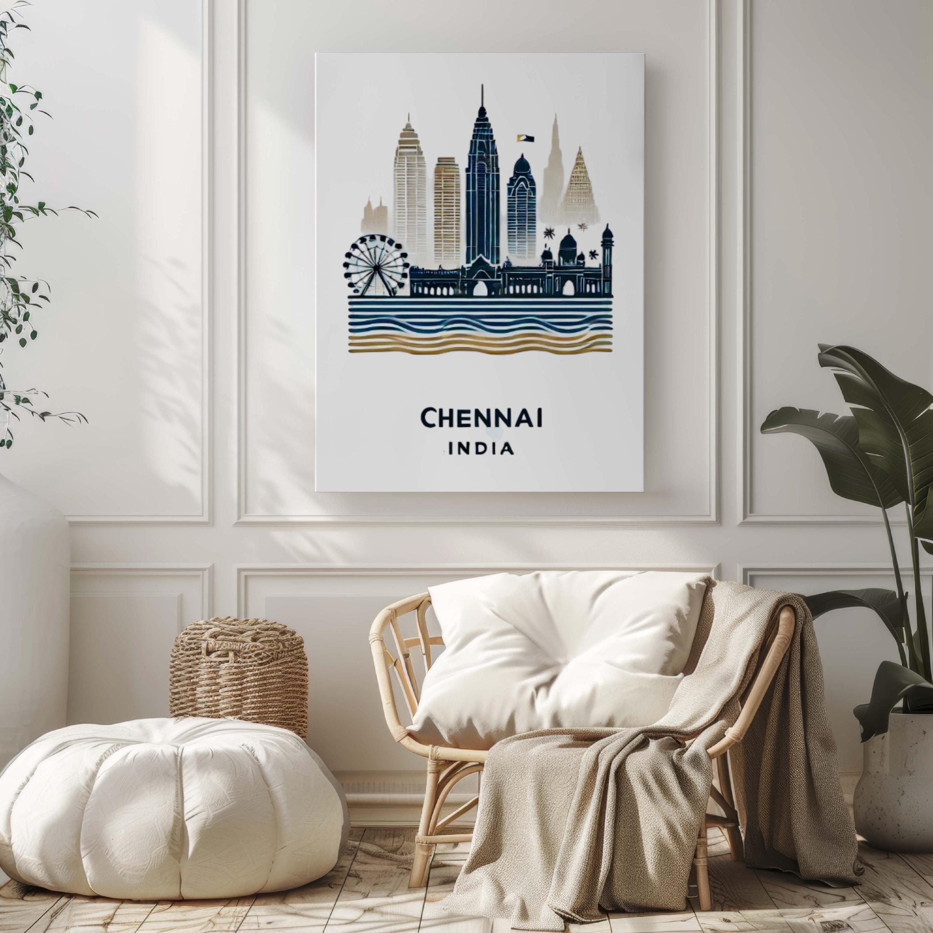 Chennai Travel Print - Chennai, India
