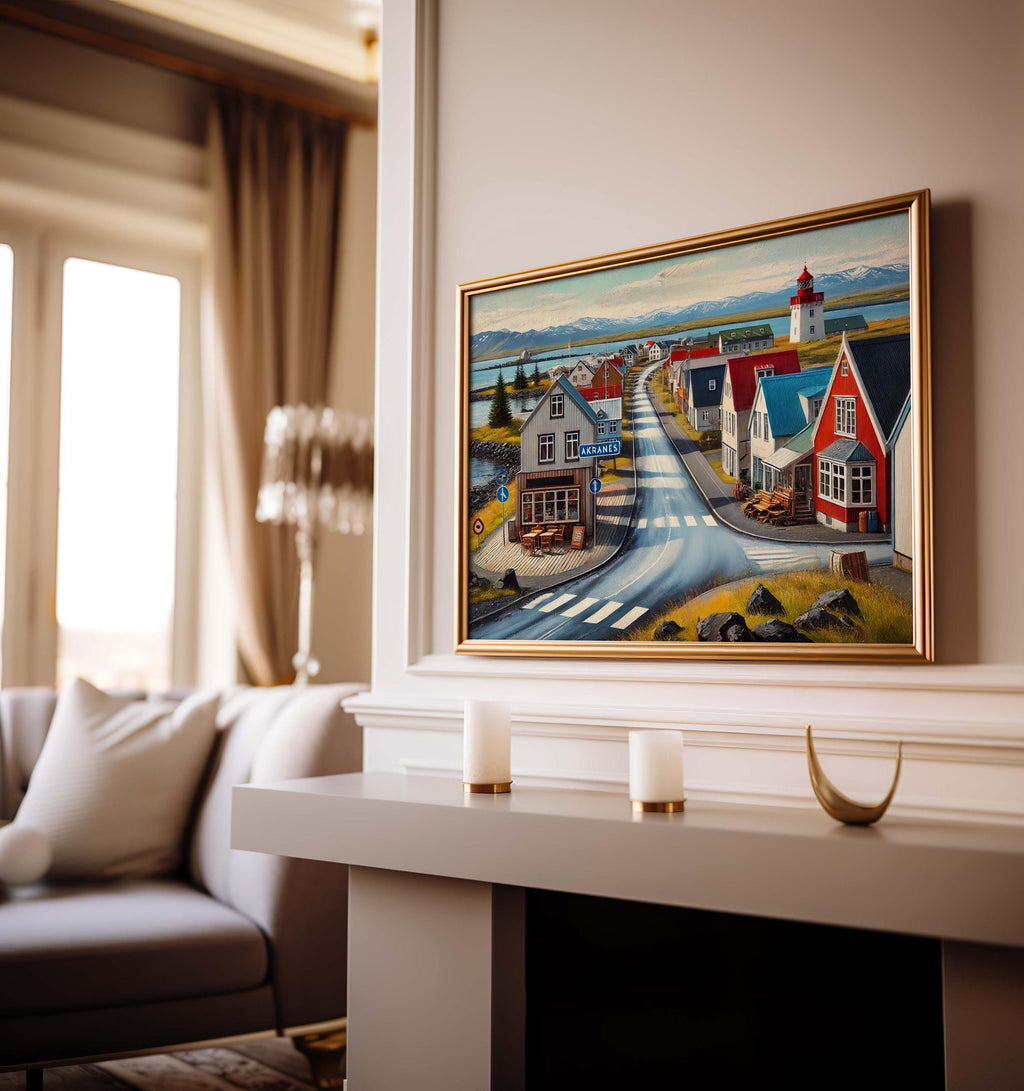 Akranes Print Landscape - Akranes, Iceland