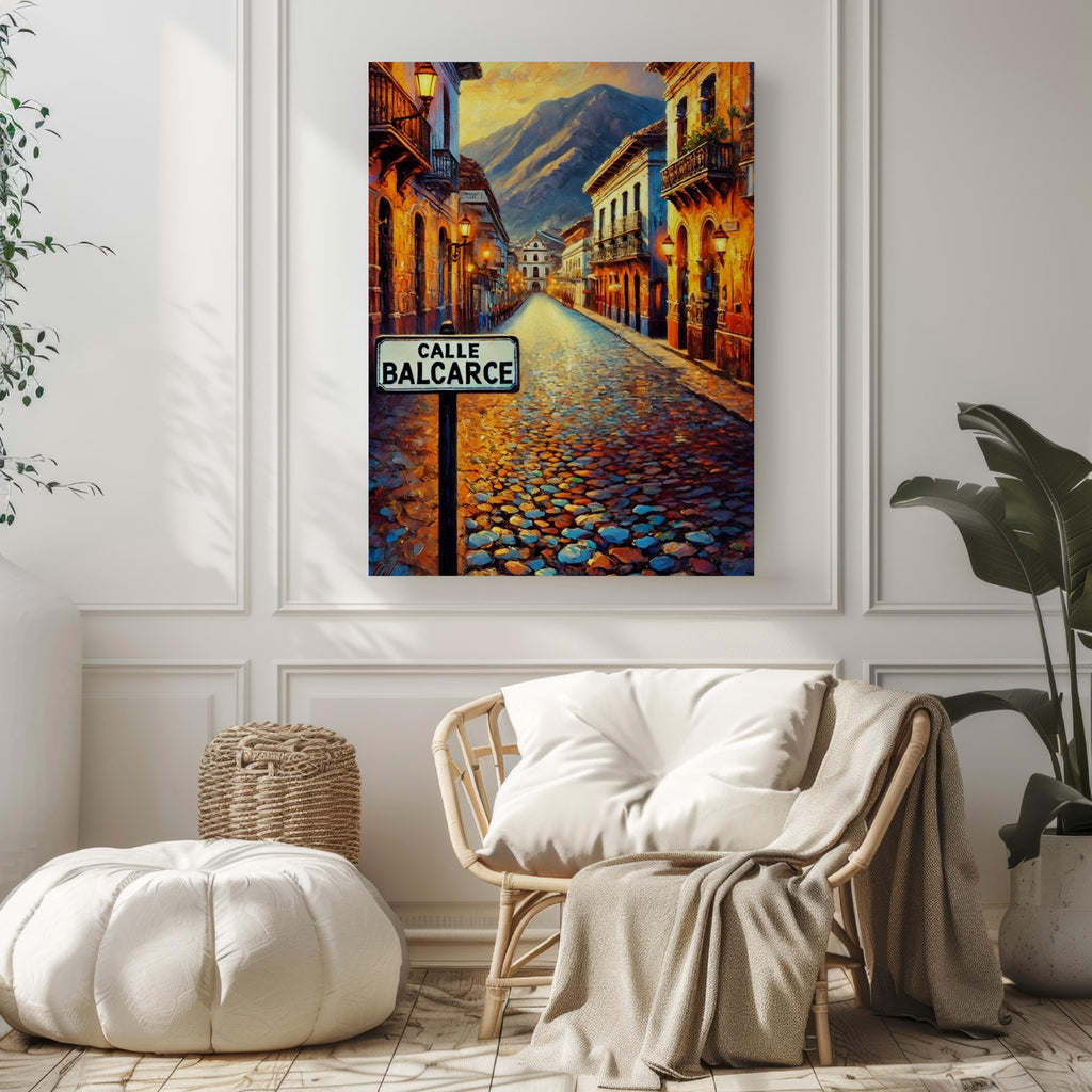 Calle Balcarce Print - Salta, Argentina