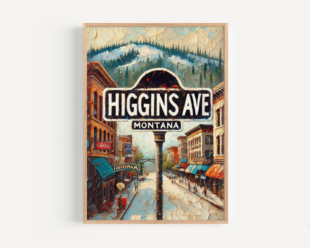 Higgins Avenue Wall Art - Missoula, Montana, USA