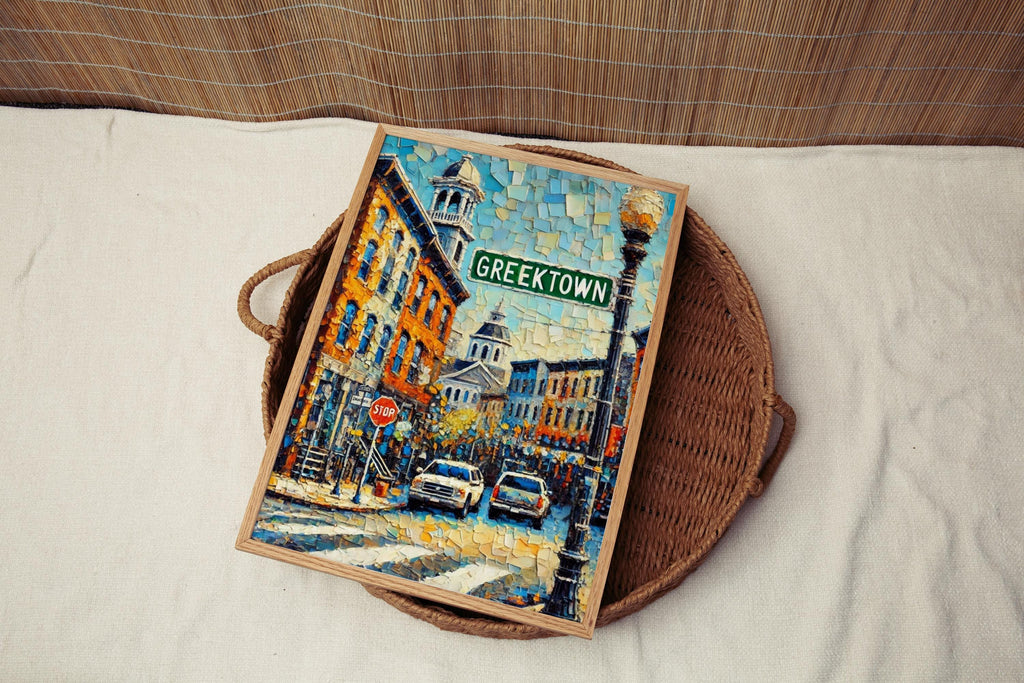 Greektown Poster - Baltimore, Maryland, USA