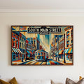 South Main Street Wall Art Cubist - Memphis, Tennessee, USA