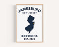 Custom Real Estate Print - Jamesburg, New Jersey, USA