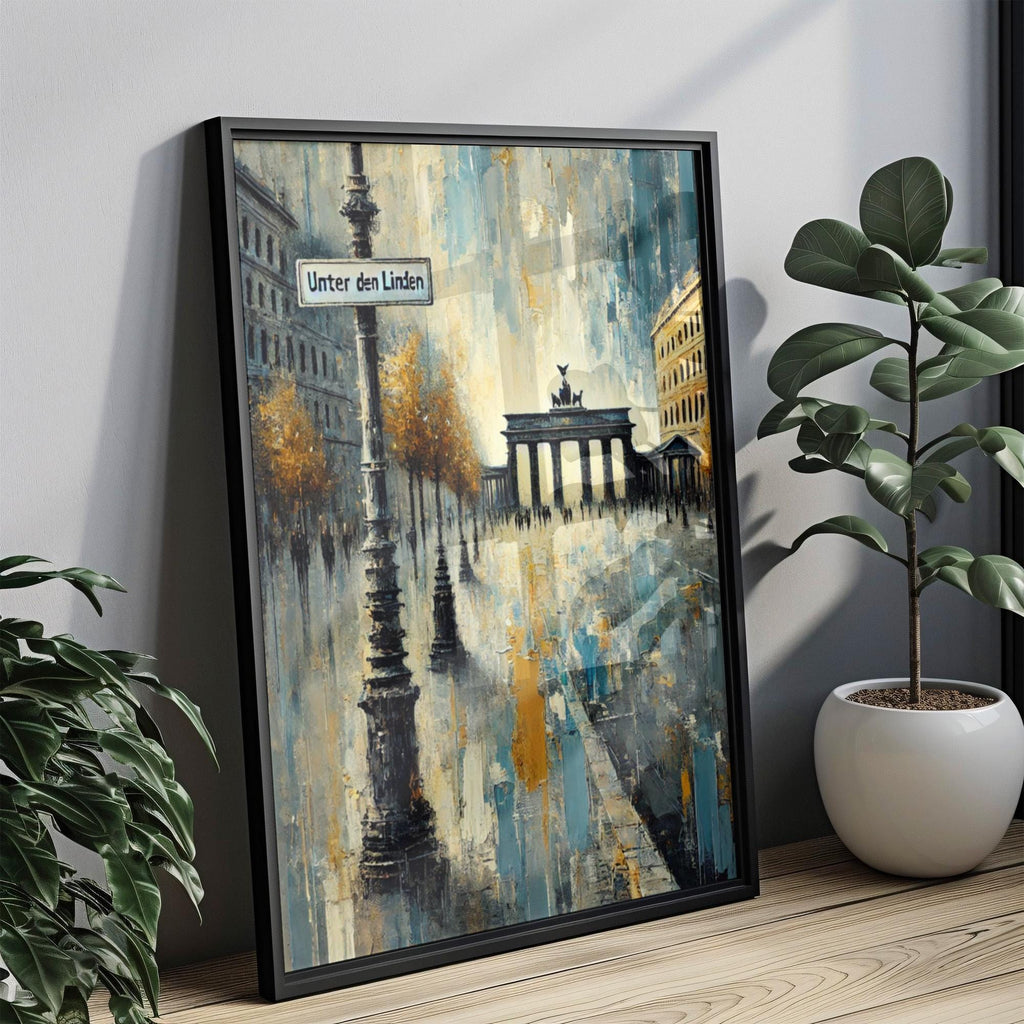 Unter den Linden Wall Art | Berlin Cityscape Print | Germany Travel Poster | European Wall Decor | Housewarming Gift | Travel Souvenir