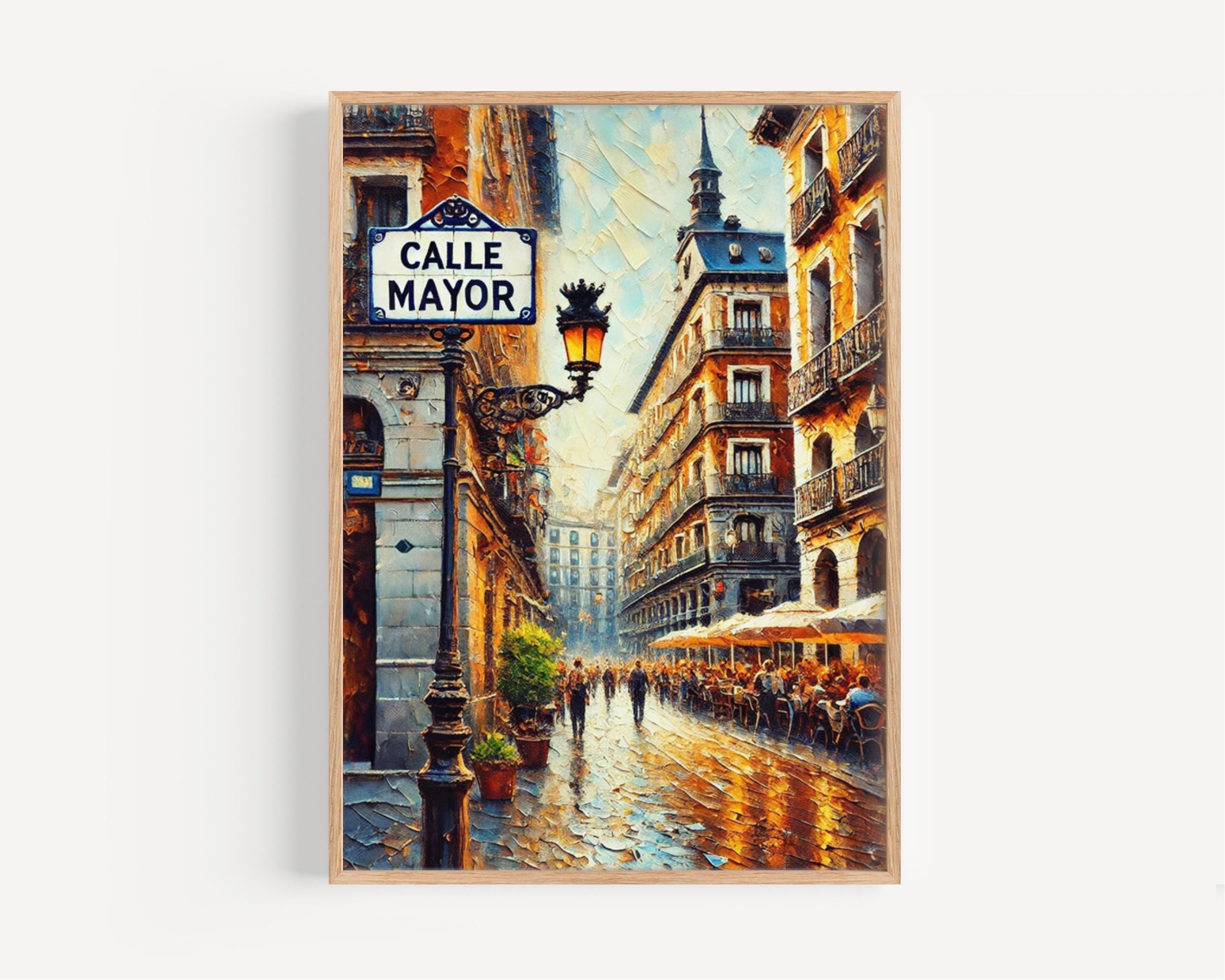 Calle Mayor Print Modern - Madrid, Spain