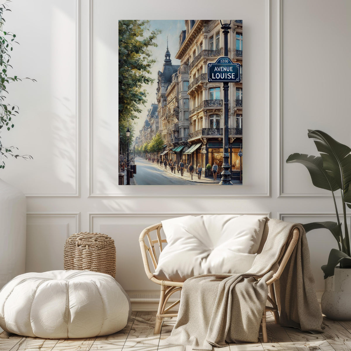 Avenue Louise Travel Poster - Brussels, Belgium