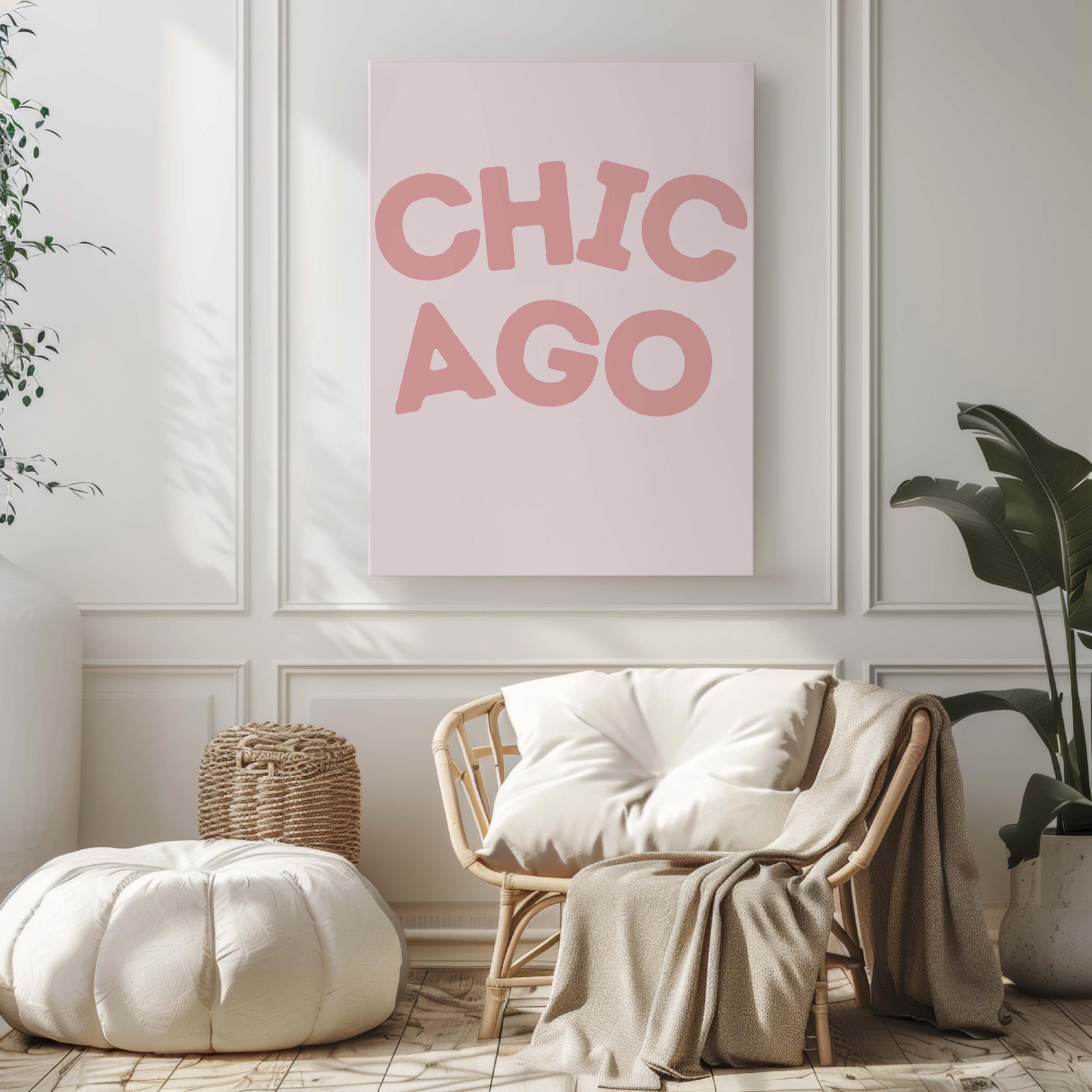 Chicago Wall Art Dorm - Chicago, Illinois, USA