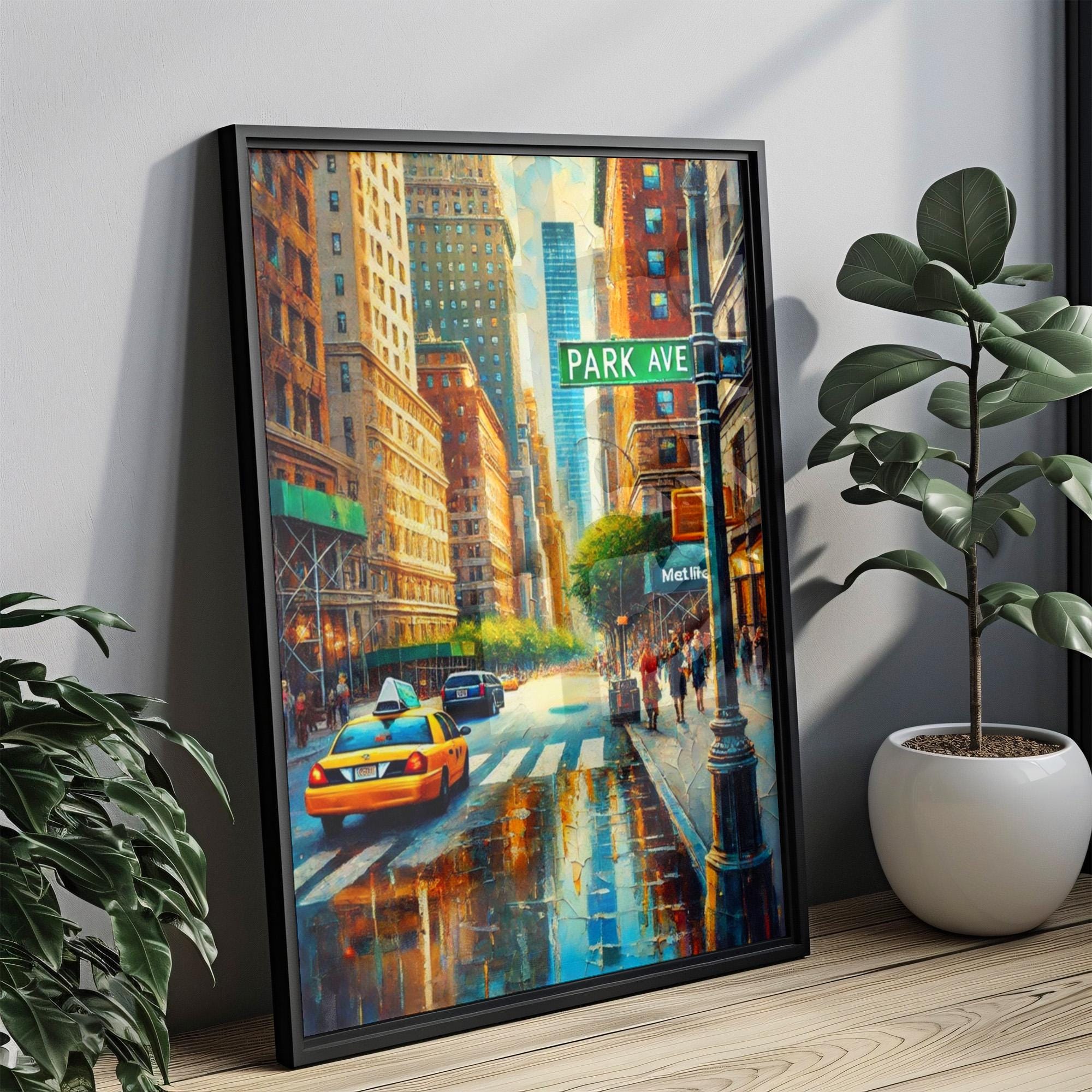 Park Ave Print - Manhattan, New York, USA