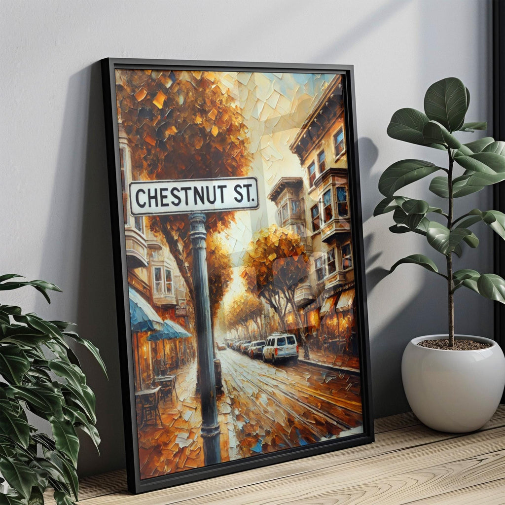 Chestnut Street Wall Art - San Francisco, California, USA