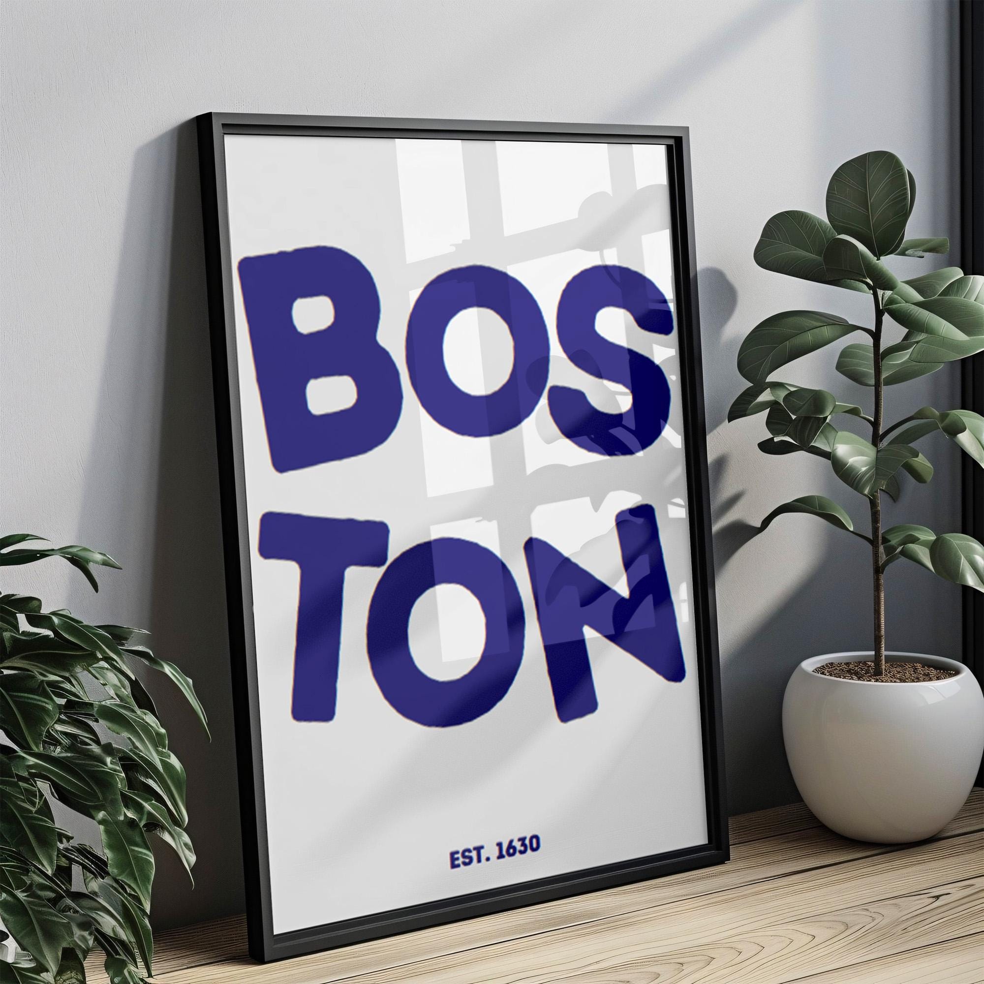Boston Map Print - Boston, Massachusetts, USA