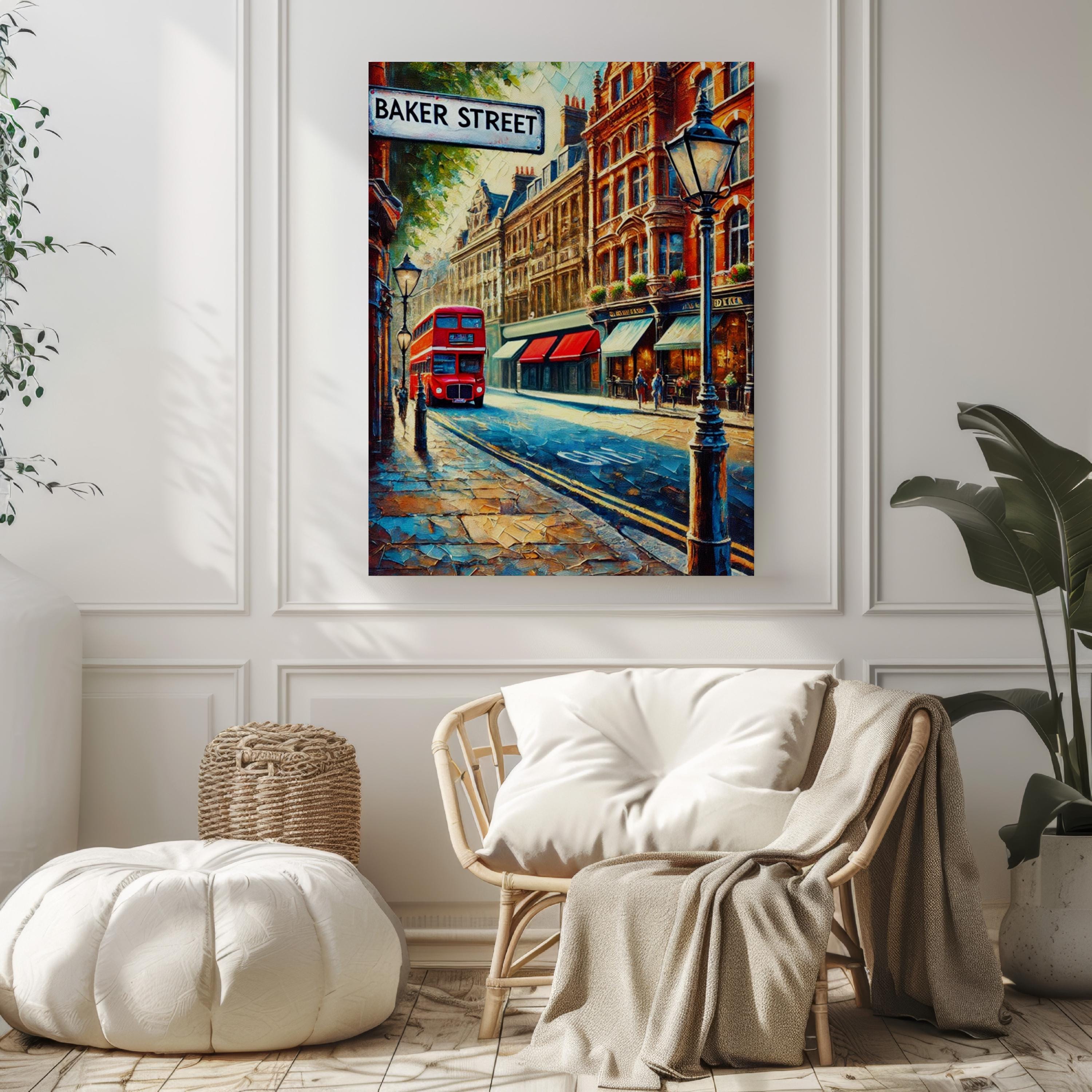 Baker Street Vintage Print - London, United Kingdom