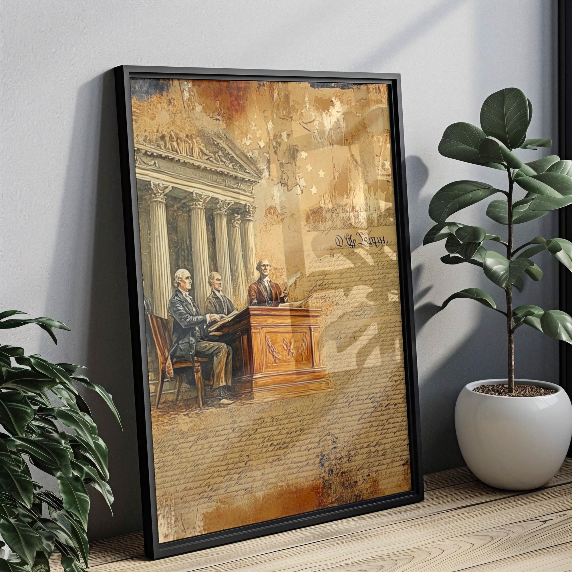 American Freedom Wall Art Abstract - United States