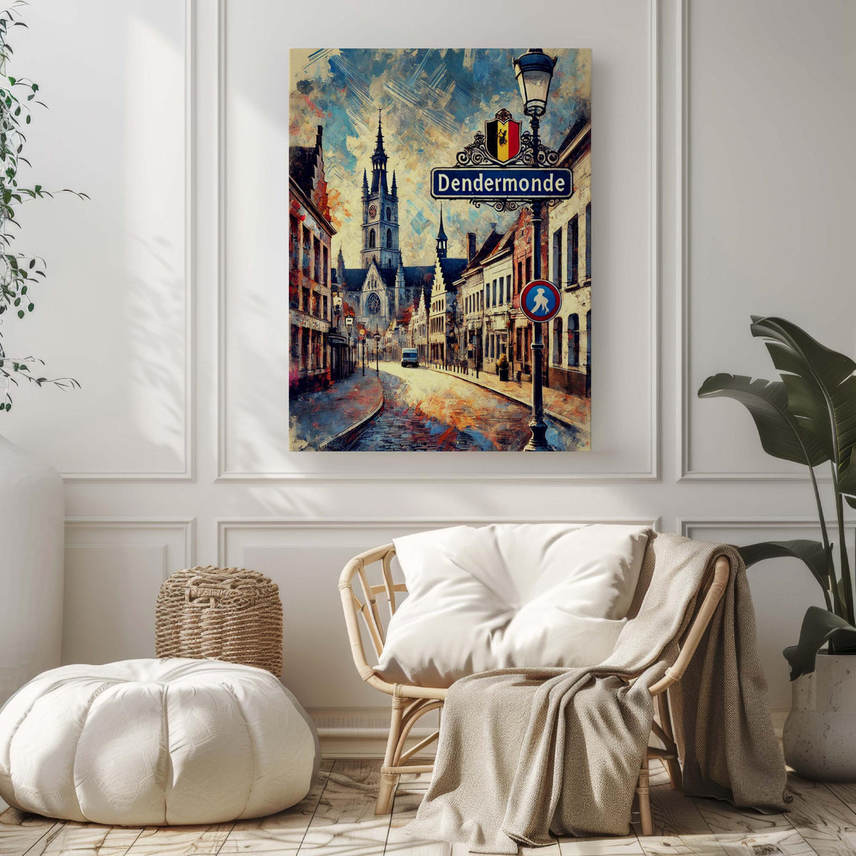Dendermonde Art Print Decor - Dendermonde, Belgium