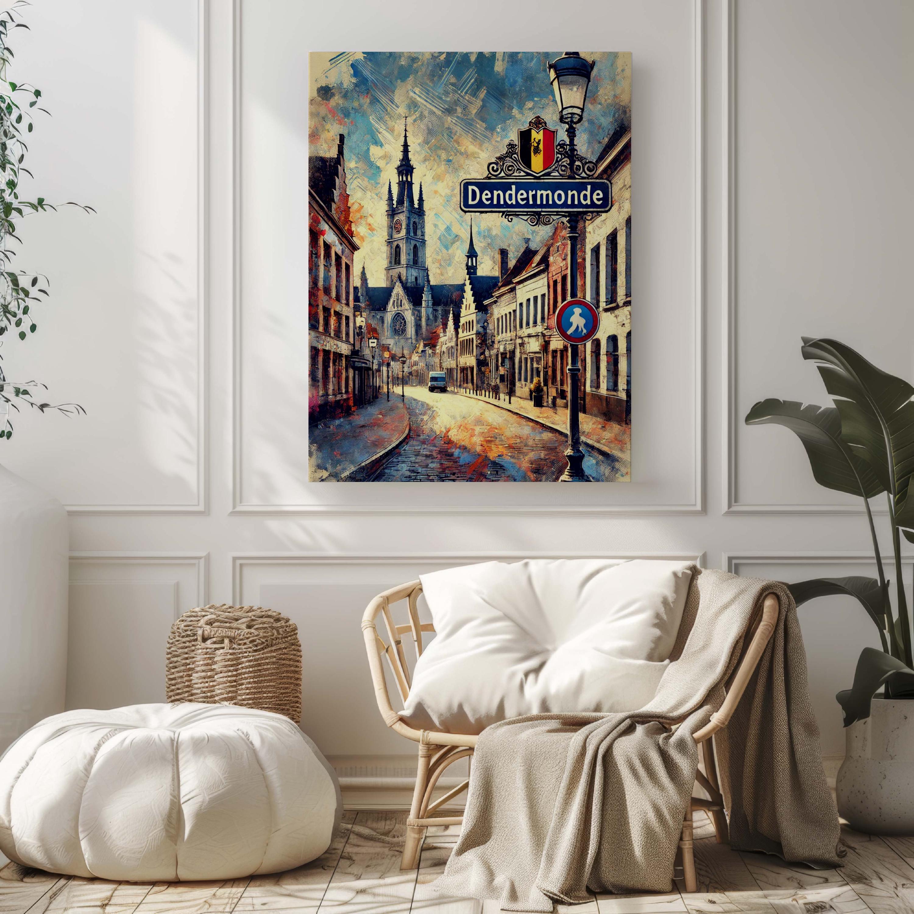 Dendermonde Art Print Decor - Dendermonde, Belgium