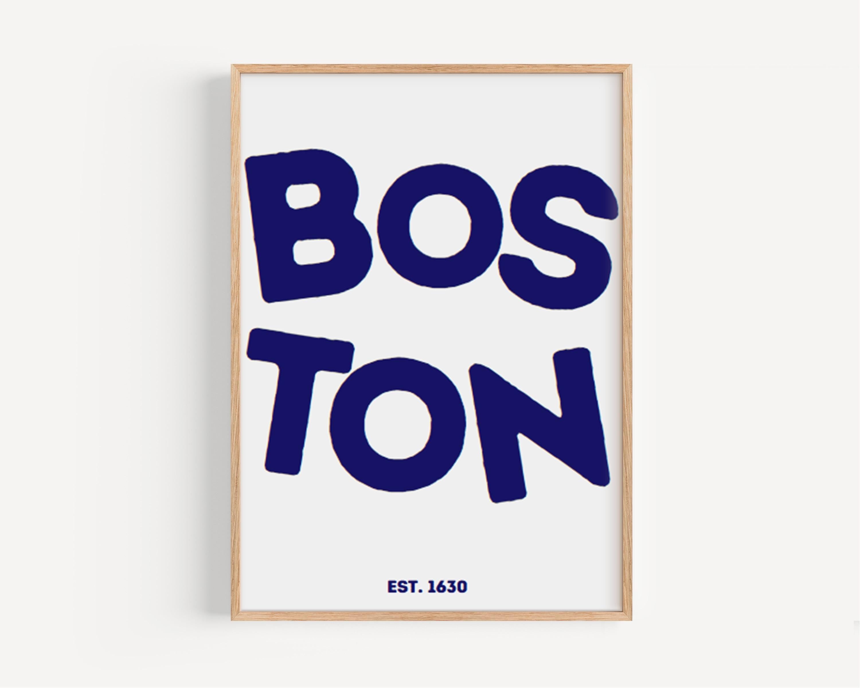 Boston Map Print - Boston, Massachusetts, USA