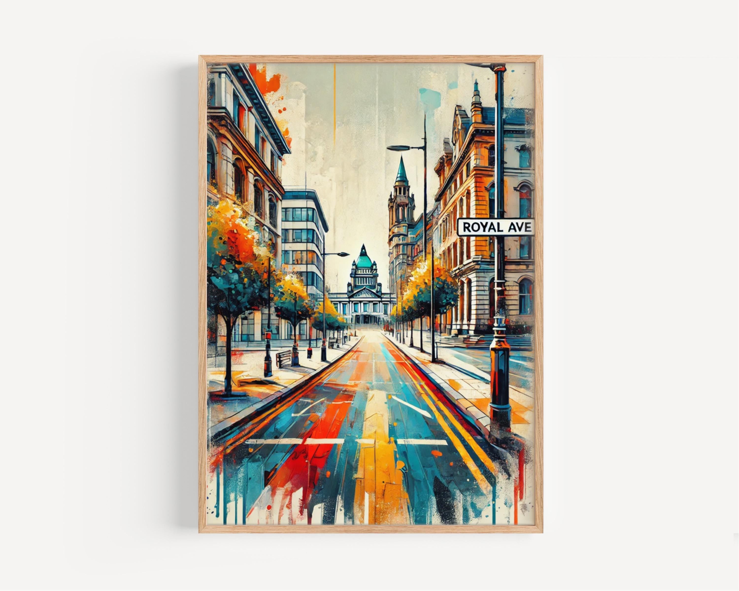 Royal Avenue Print - Northern Ireland, United Kingdom