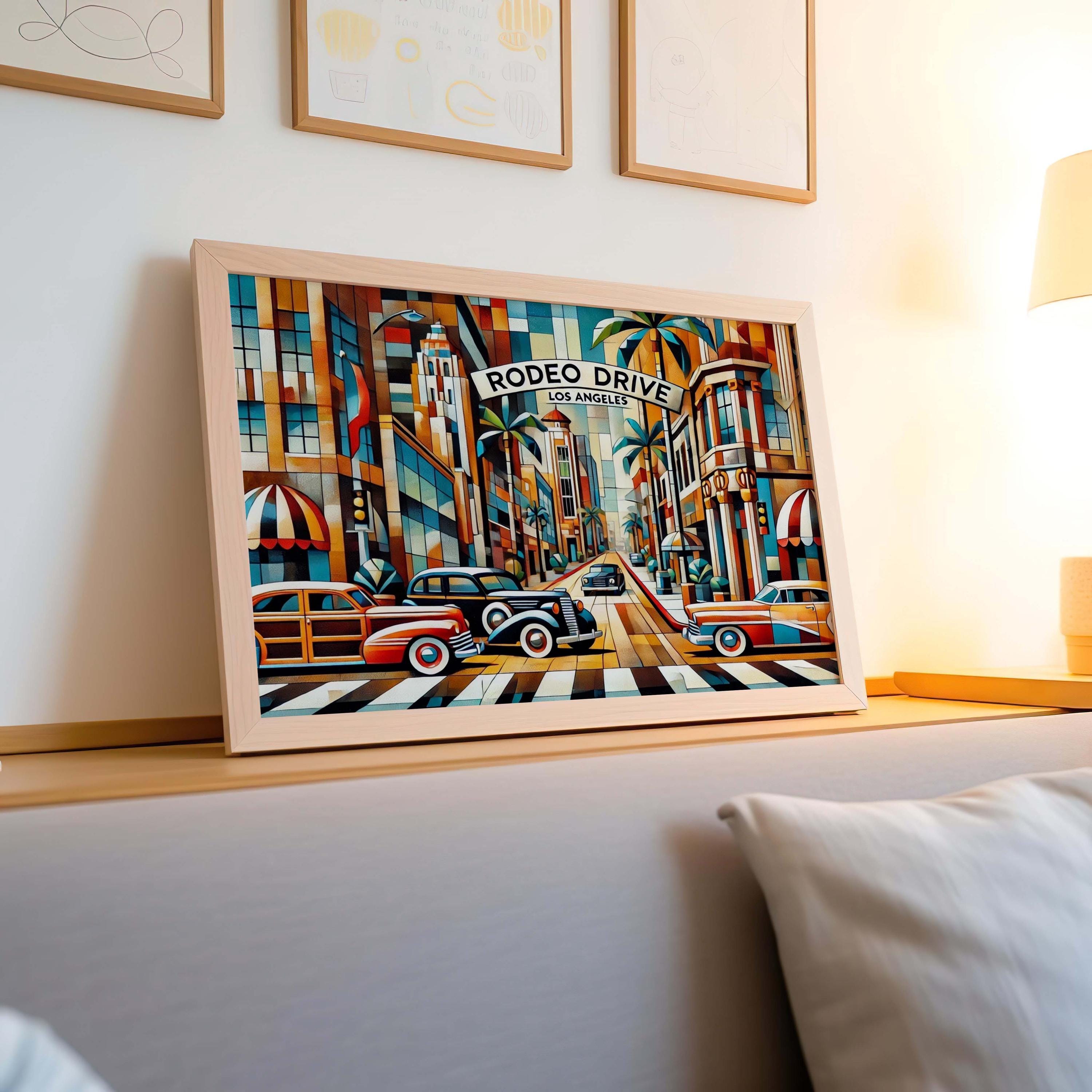 Rodeo Drive Print Modern - Los Angeles, California, USA