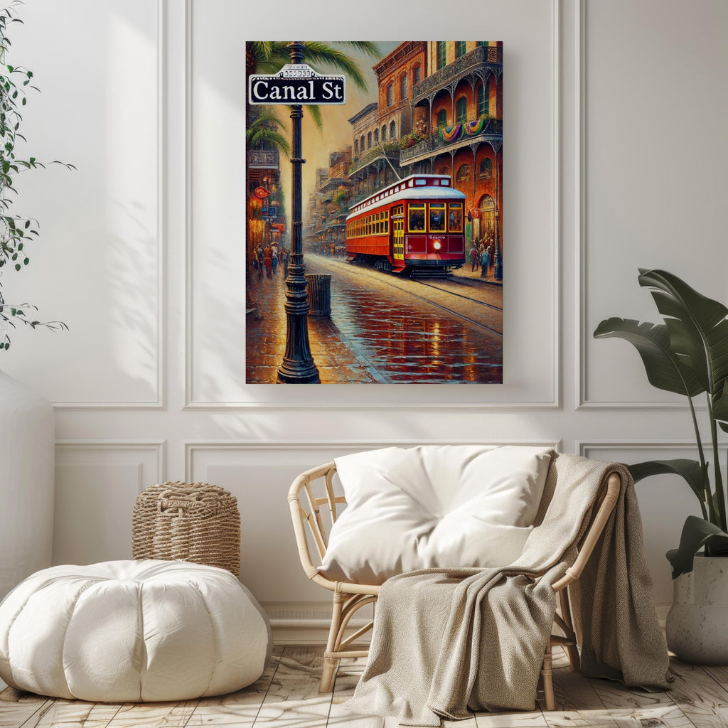 Canal Street Wall Art - New Orleans, Louisiana, USA