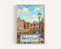 Amersfoort Street Sign Wall Art Print: Historic Dutch City Travel Poster