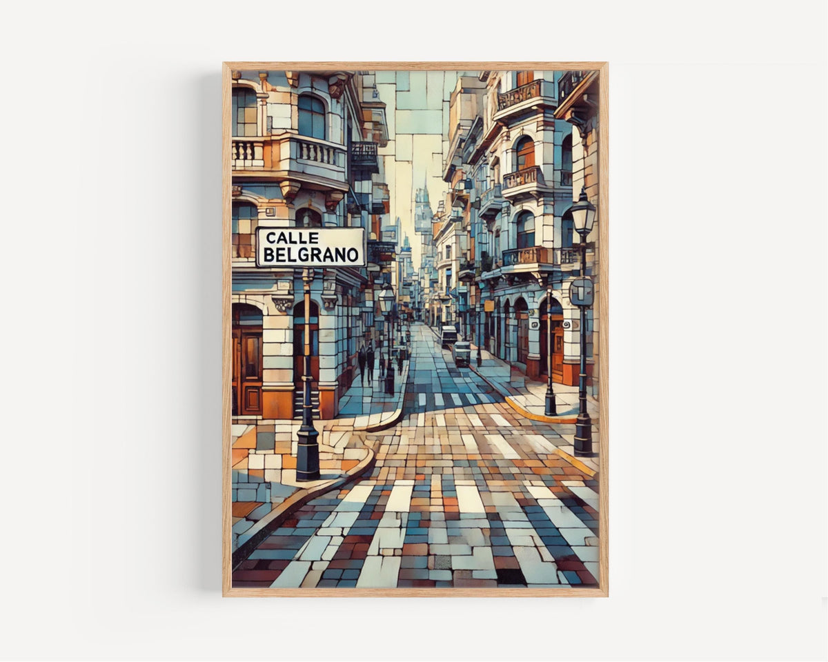 Calle Belgrano Print - Buenos Aires, Argentina
