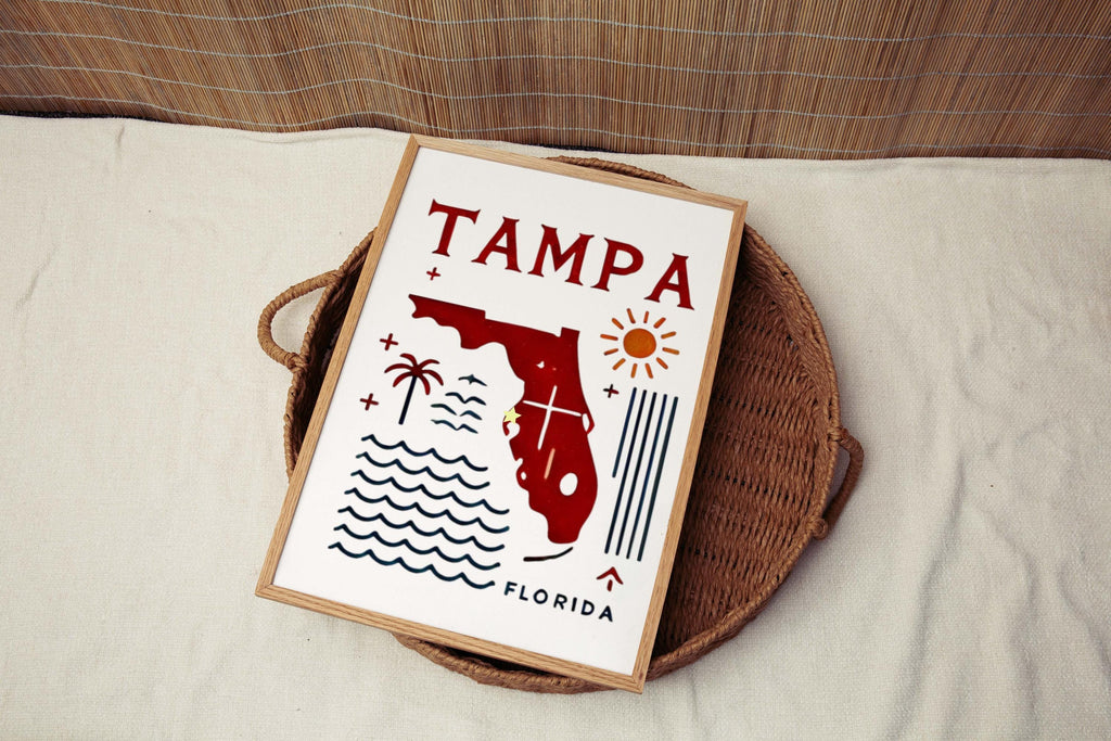 Tampa Wall Art Decor - Tampa, Florida, USA