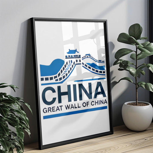 China Great Wall Wall Art Print – Travel Decor, China Gift, Home & Housewarming Wall Artwork