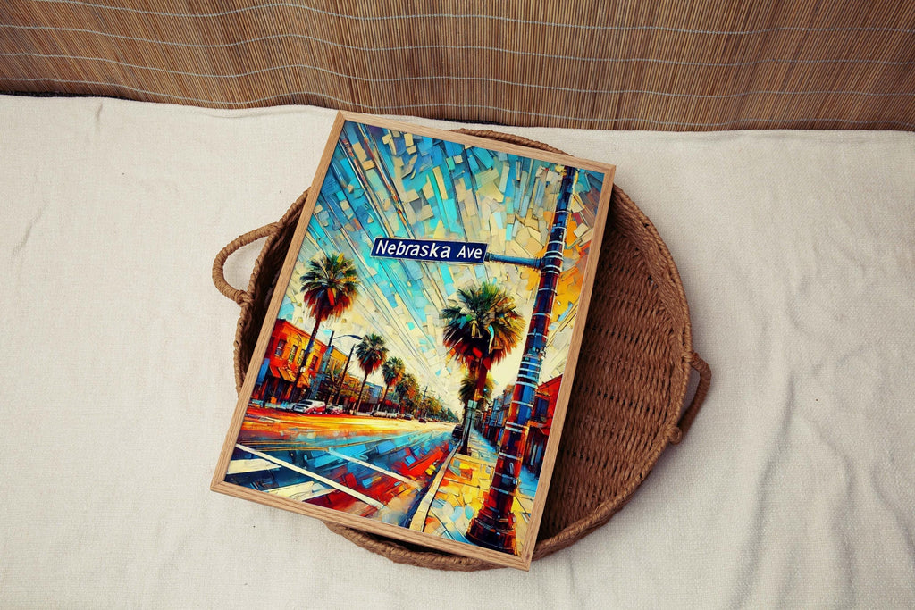Nebraska Ave Print - Tampa, Florida, USA