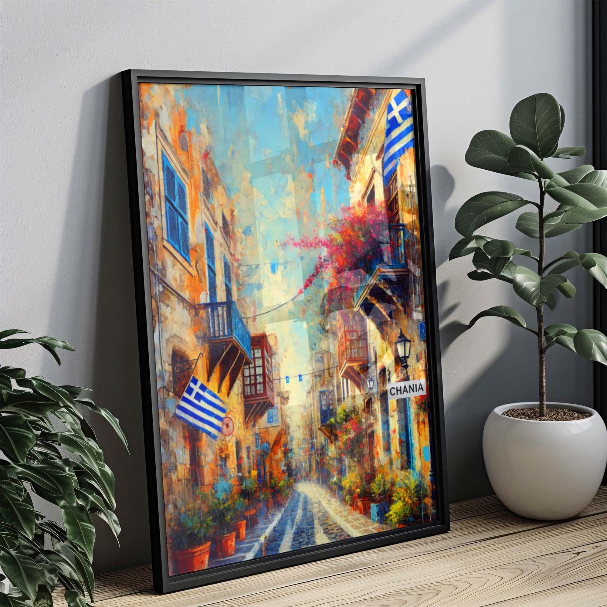 Chania Travel Poster - Chania, Greece