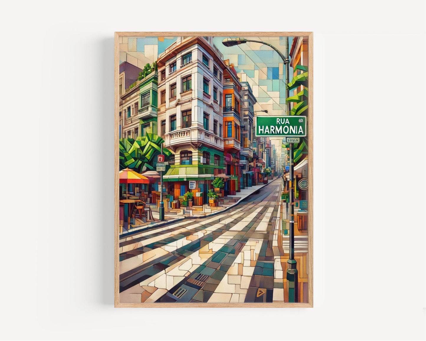 Rua Harmonia, São Paulo Print: Brazil Travel Art Souvenir