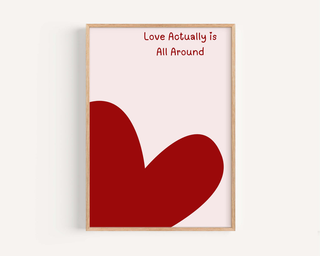 Dorm Love Is All Around Wall Art Decor