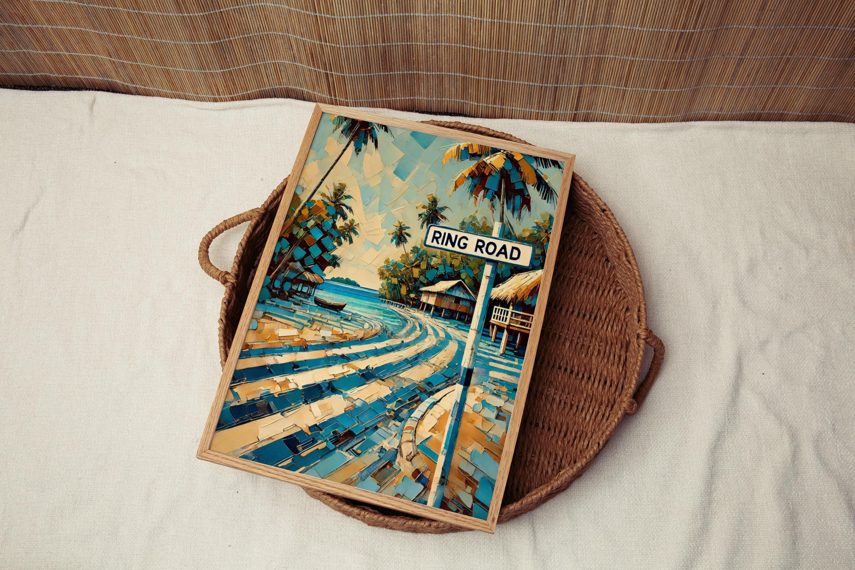 Ring Road Wall Art Coastal - Kolonia, Micronesia