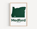 Medford Map Poster - Medford, Oregon, USA