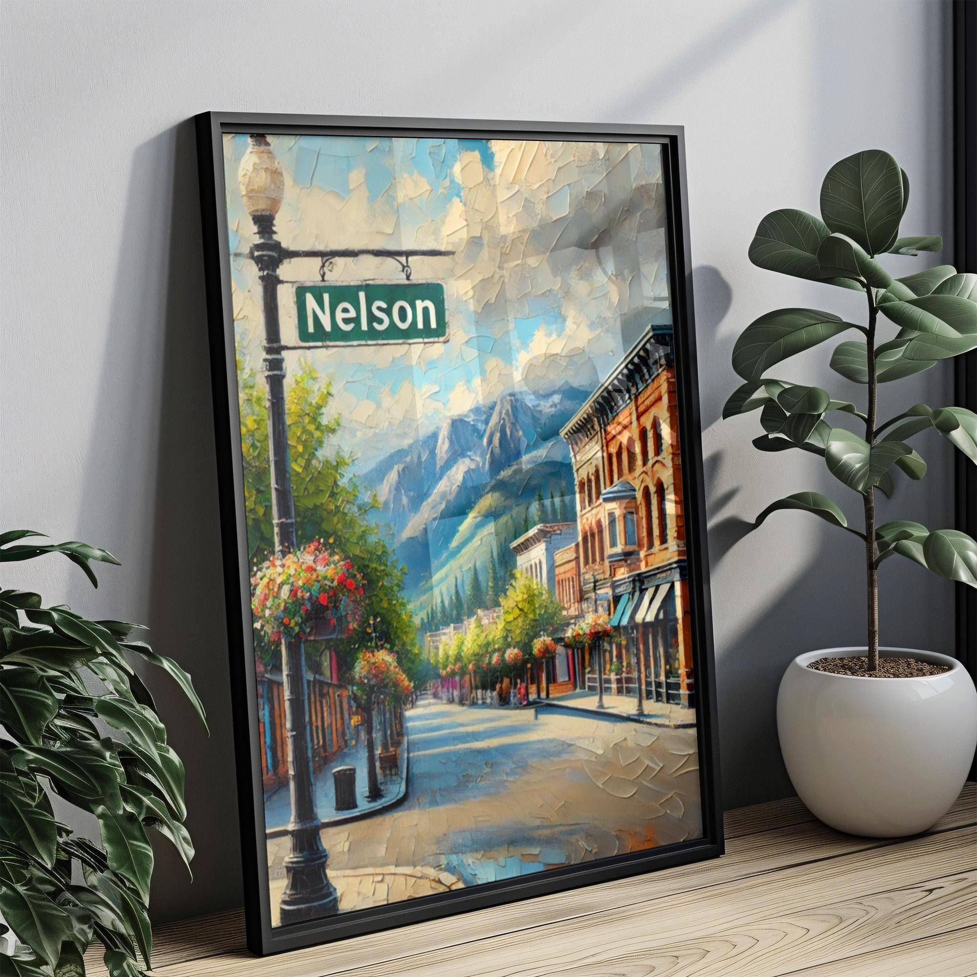 Nelson Print - Nelson, British Columbia, Canada