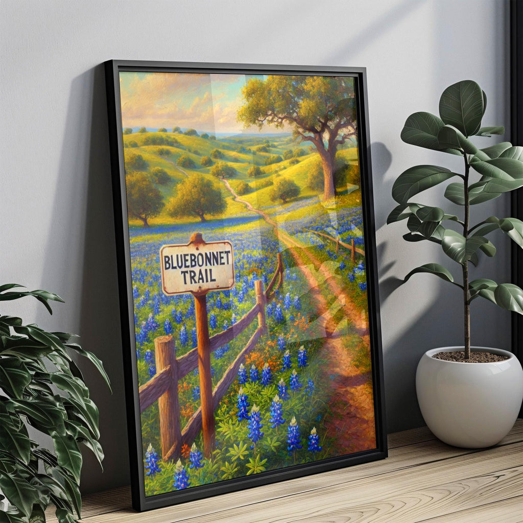 Bluebonnet Trail Poster - Texas, USA