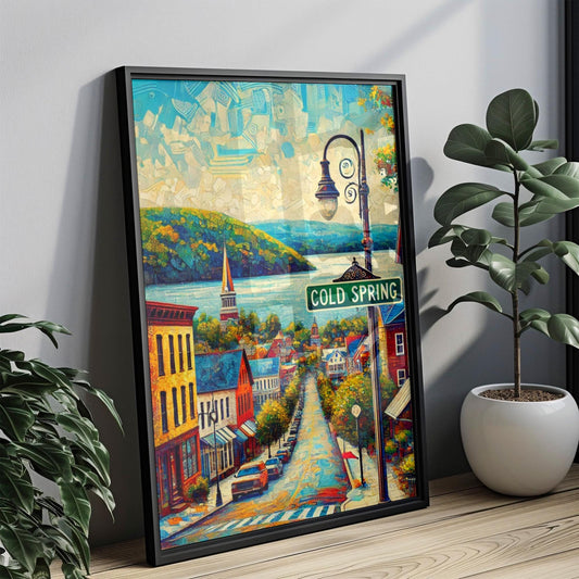 New York Cold Spring Wall Art, Scenic Travel Print And Poster, NY Decor, USA Gift, Housewarming & New York State Home Decor
