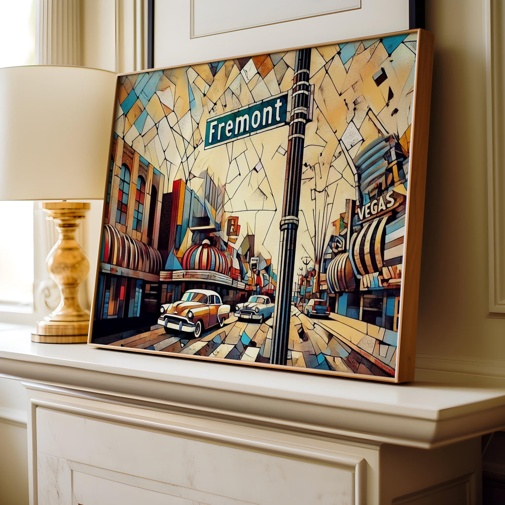 Fremont Street Wall Art Modern - Las Vegas, Nevada, USA