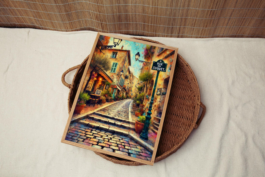 Rue Du Suquet Print - Cannes, France