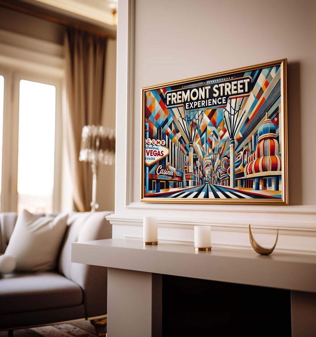 Fremont Street Print - Las Vegas, Nevada, USA